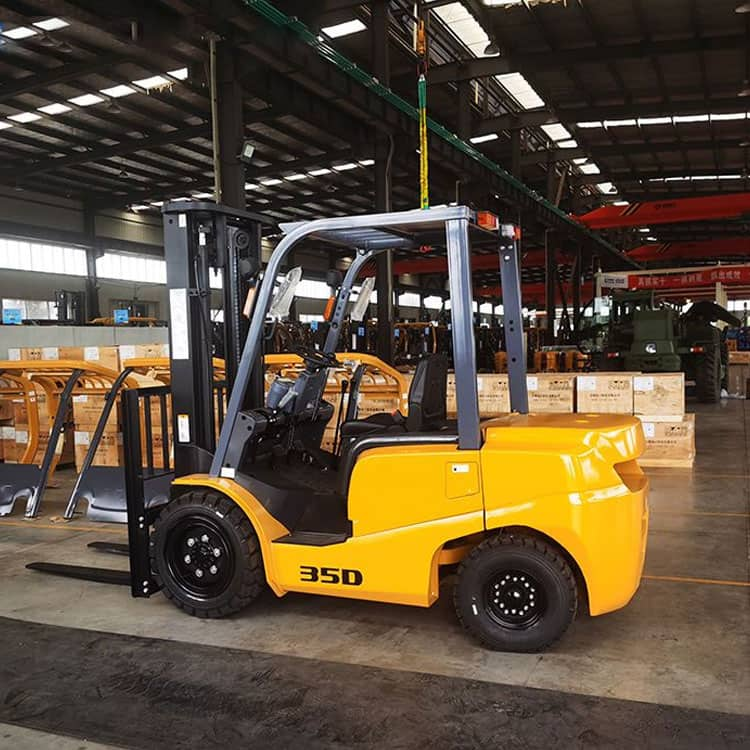 XCMG new 3.5 ton diesel forklift XCB-D35 with 2075mm mast height price