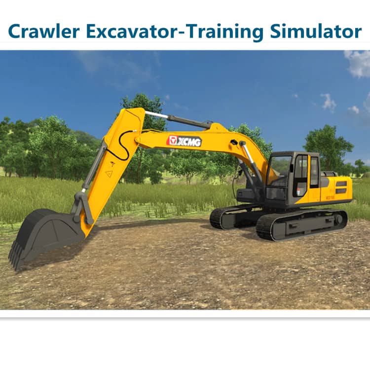 Virtual Simulation Simulator of Crawler Excavator for Teaching Evaluation and Training