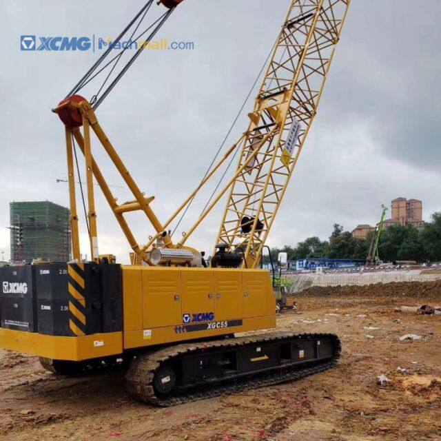 XCMG 55 ton crawler crane XGC 55 with catalog PDF