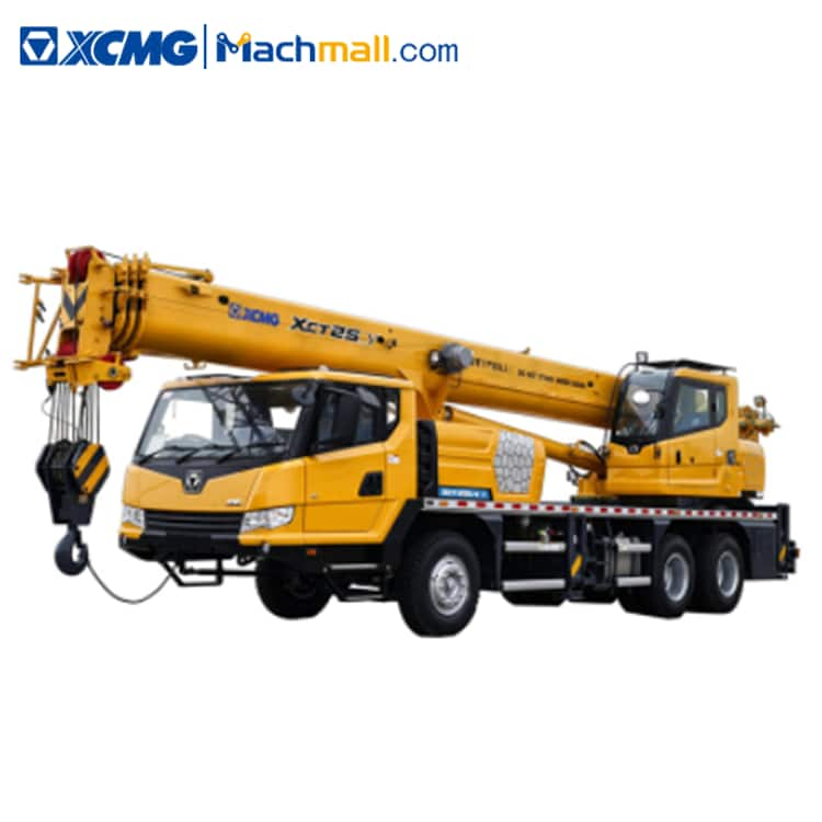 XCMG brand 5-section telescopic boom crane XCT25L5_Y 25 ton mobile truck crane