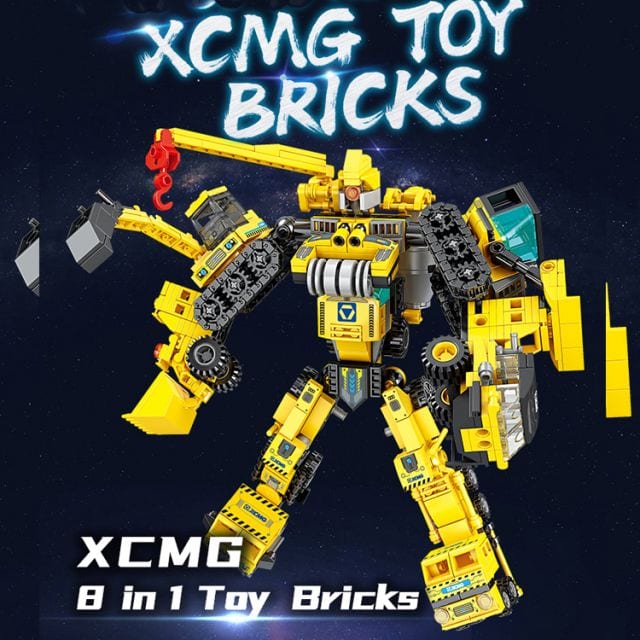 XCMG Construction Equipment 8in1 Bricks Toy for sale