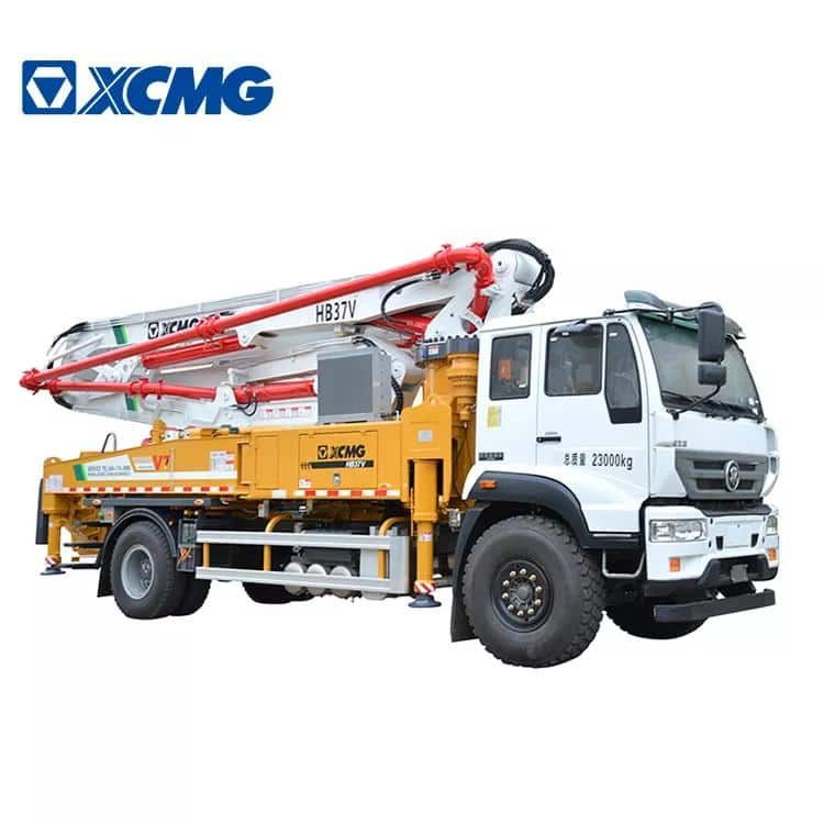 China XCMG 37m Used Concrete Pump Truck HB37 For Sale